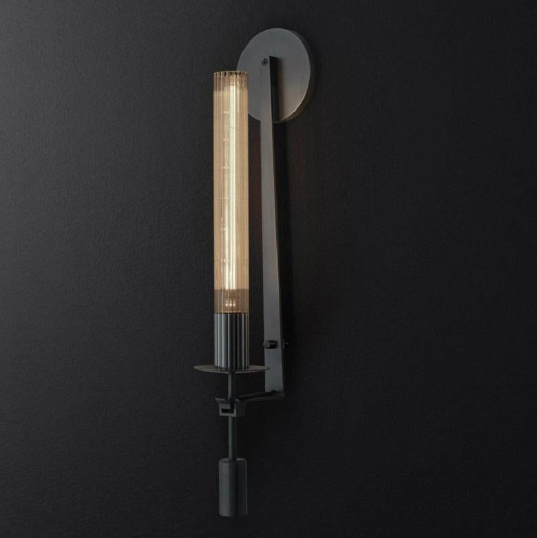 Brehn | Retro Glas Wandlampe