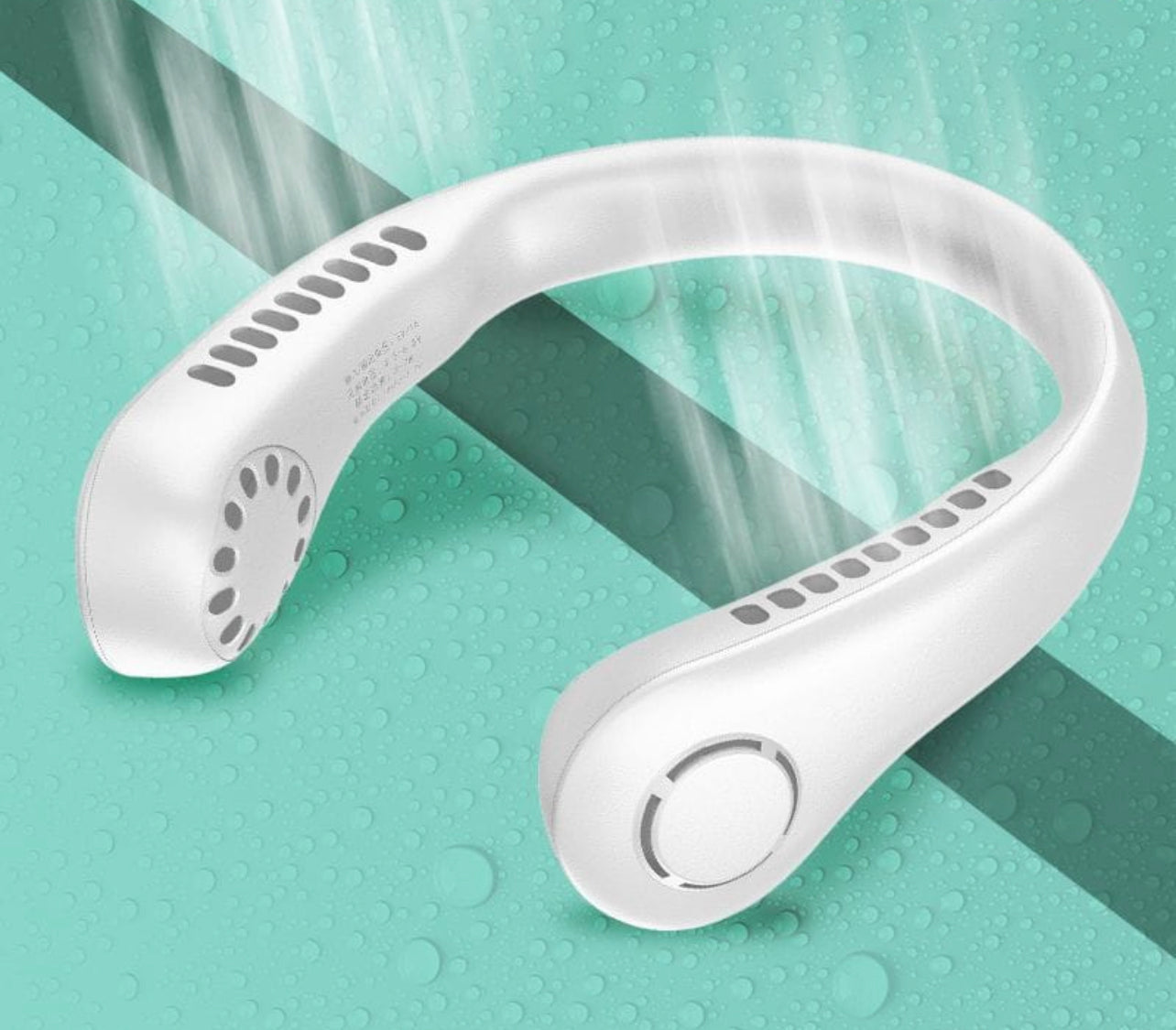 Bladeless tragbarer Ventilator Bequemer hängender Nackenventilator für Zuhause Außenaccessoires | Brehn