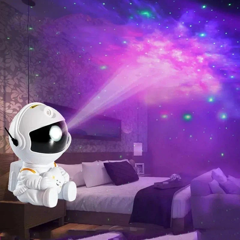 Galaxy Starry Sky Projektorlampe - Astronaut LED-Projektionsnachtlicht für das Schlafzimmer | Brehn
