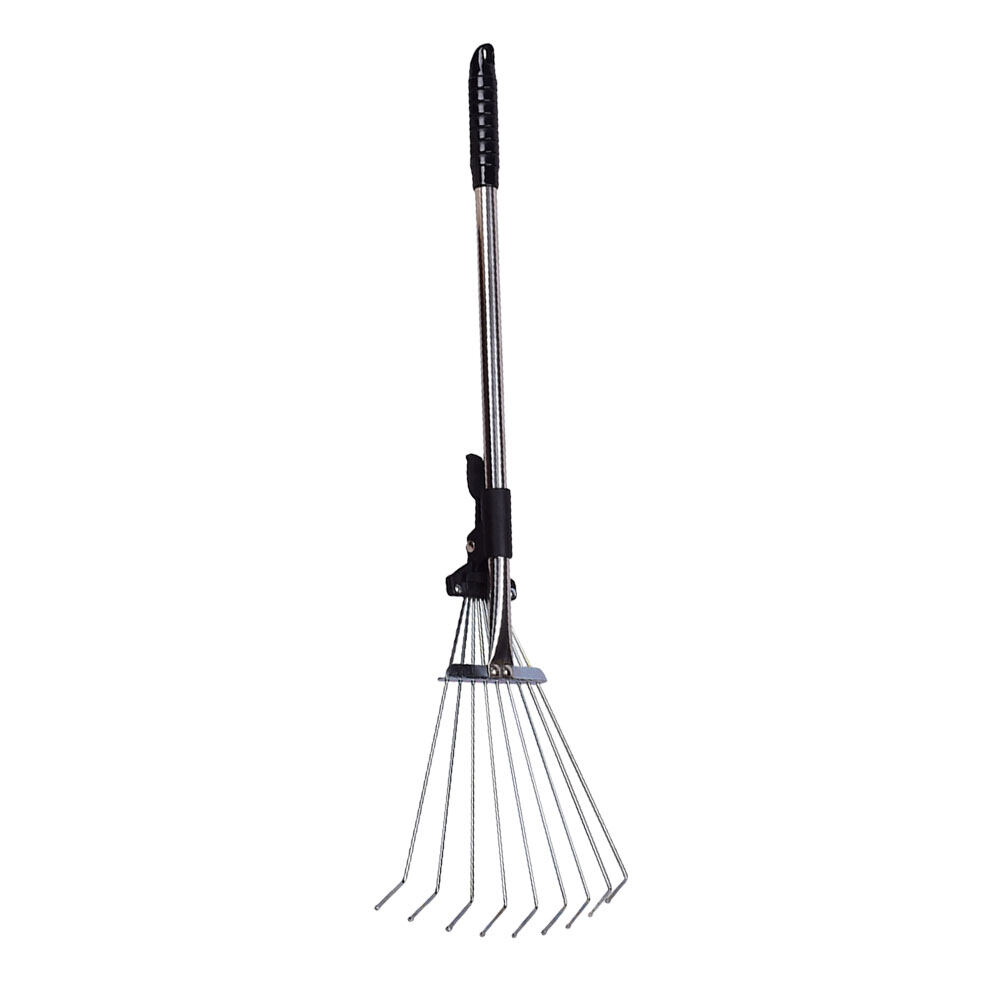 Brehn | Gartenhelfer teleskopischer Laubrechen Gartenreiniger