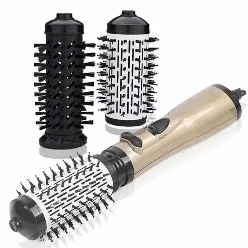 Brehn | 3-in-1 Rotierender Haartrockner und Styler mit einstellbarer Temperatur für mühelose Locken und Wellen