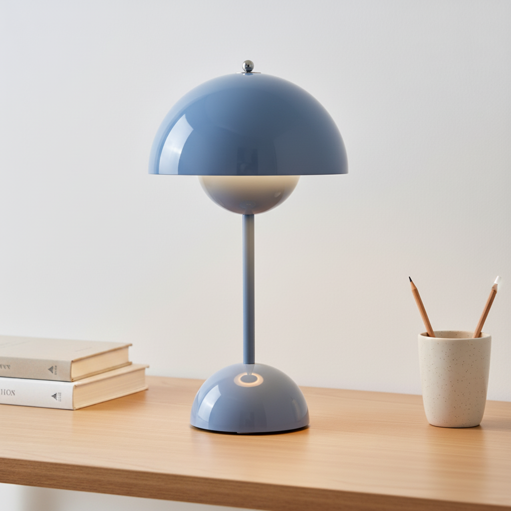 Brehn | NordicNest – Dimmbare skandinavische Tischleuchte für Schlafzimmer & Wohnraum