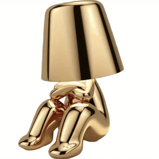 Moderne LED Tischlampe im Skulptur-Design – Dekorative Statue Lampe für Wohnzimmer | Brehn
