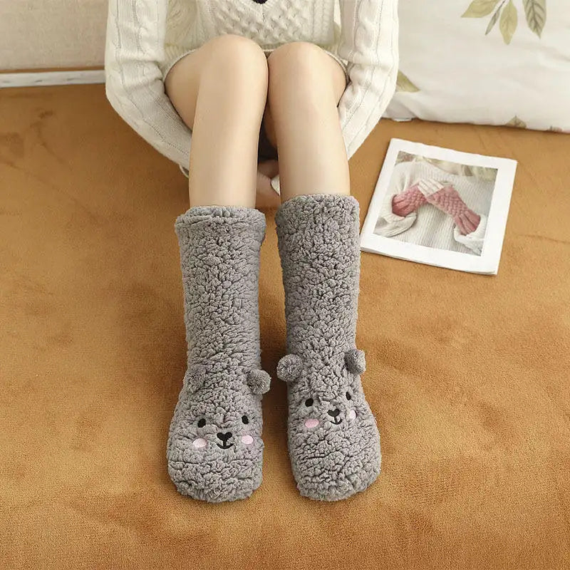 Warme, flauschige Bärensocken | Brehn