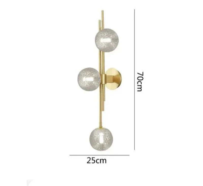 Moderne Glasball-Wandleuchten – Elegante LED-Wandleuchten für Schlafzimmer und Wohnzimmer | Brehn