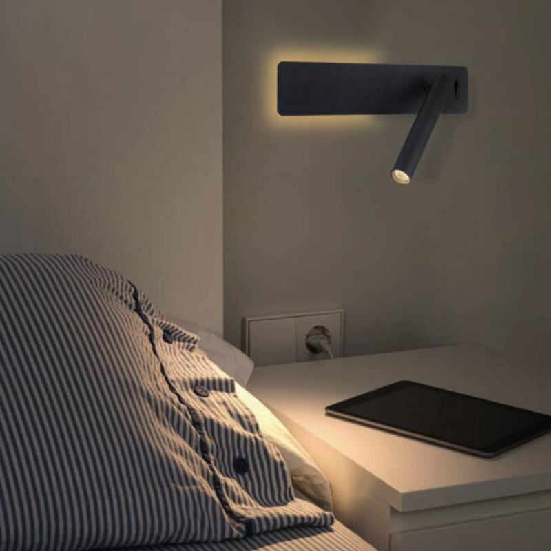 Brehn | Drehbare LED-Lesewandleuchte für das Bett