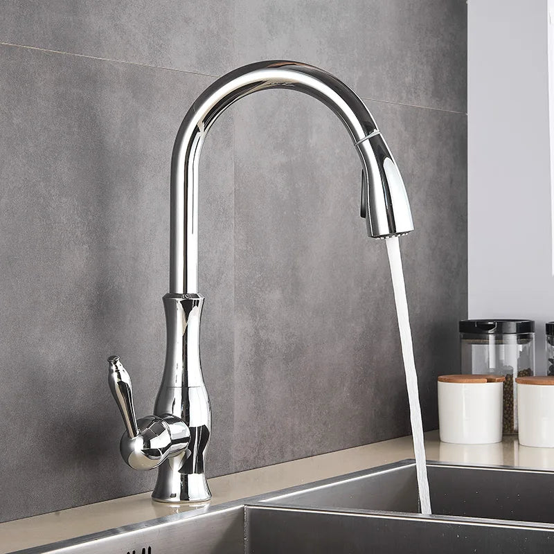 Brehn | GlamFaucet Küchenarmatur - Luxus Goldene Küchenmischarmatur