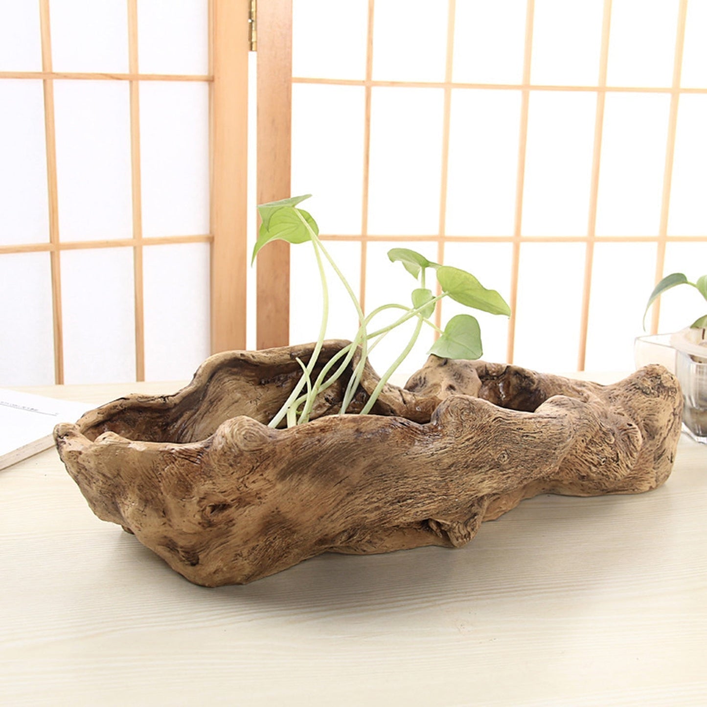 Brehn | Resin Baumholz Tischvase