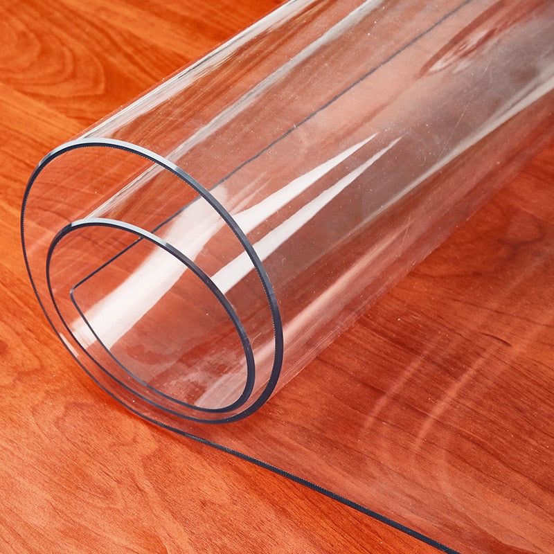 Transparente gefrostete PVS Tischschutz | Brehn