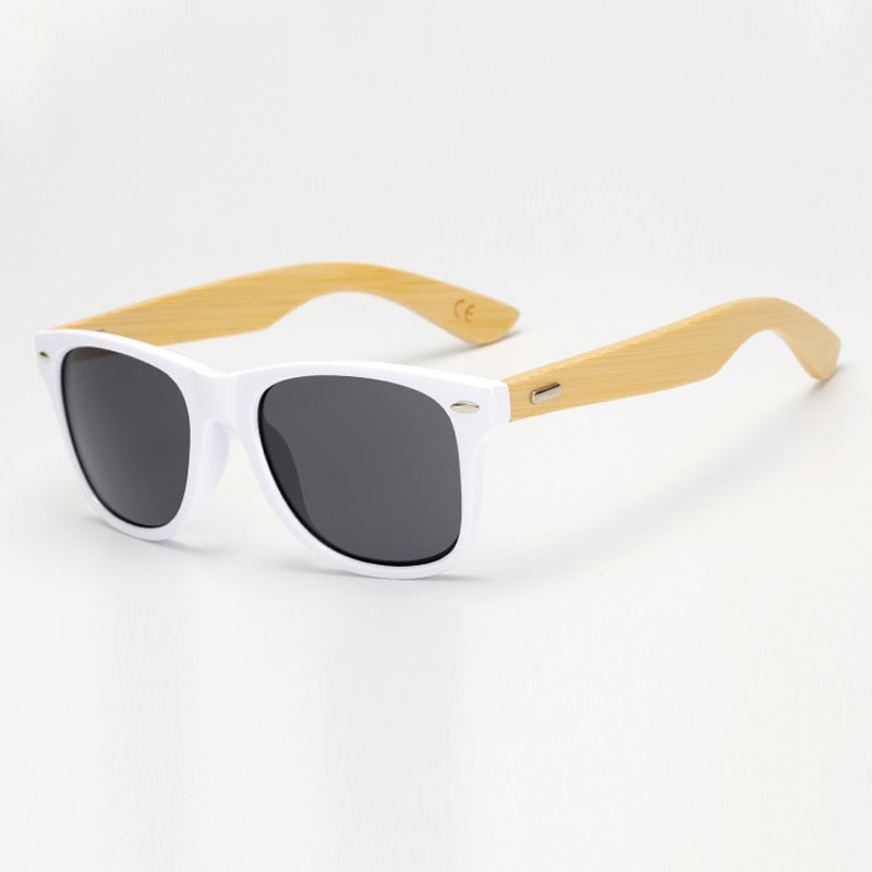 Brehn | Bamboo Retro Holz Sonnenbrille
