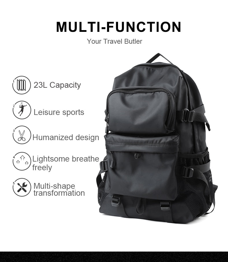 VIvolux | Lässiger Street Style Rucksack mit großer Kapazität