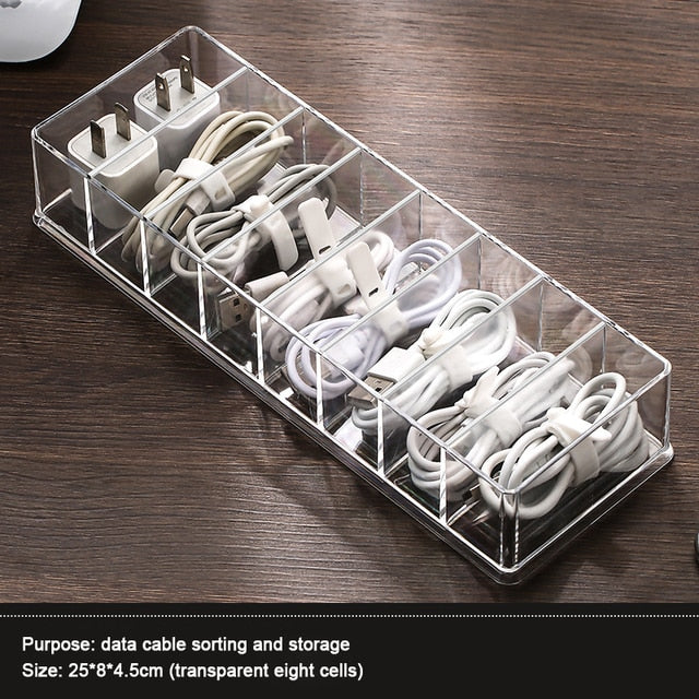 Brehn | Transparente Kabelorganizer-Box