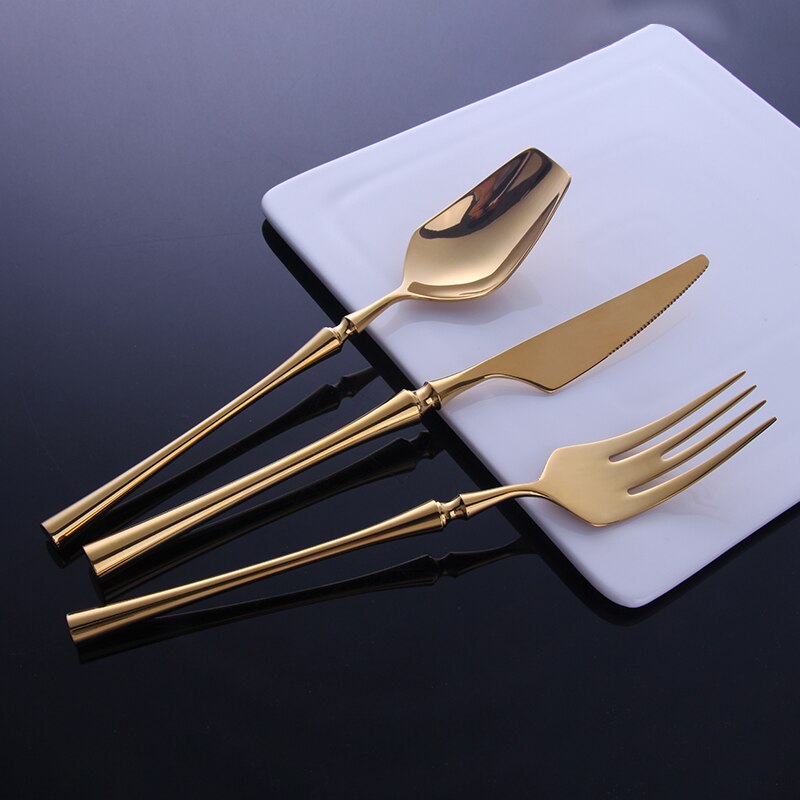 Gold Edelstahl Besteckset | Brehn