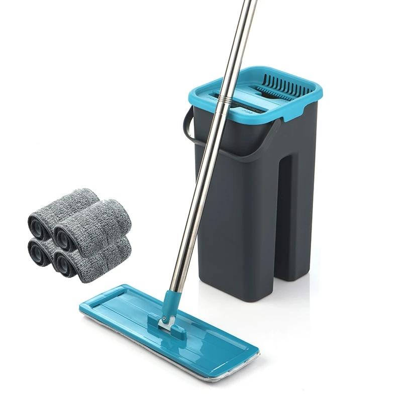 Brehn | Magic Mop – Enthält 4 Pads, 360° drehbar & waschbar