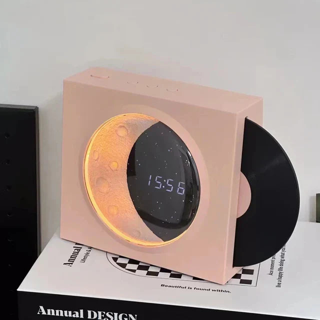 Mondlampe mit Musik und LED-Nachtlicht – Stimmungsbeleuchtung mit Bluetooth-Lautsprecher | Brehn