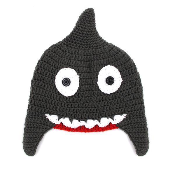 Handgemachte gestrickte Hai-Mütze | Brehn