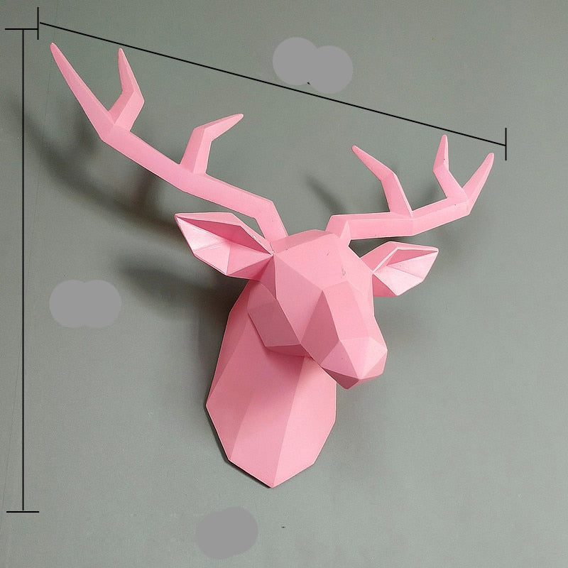 3D-Hirschfigur in modernem Design und einzigartiger Form