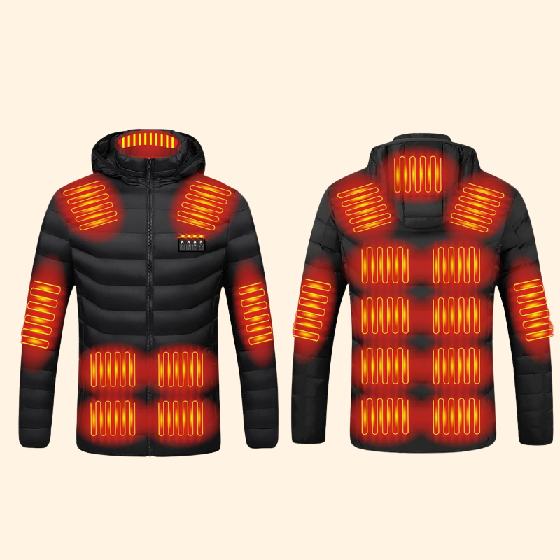 Ultimative beheizte Pufferjacke für alle Wetterbedingungen