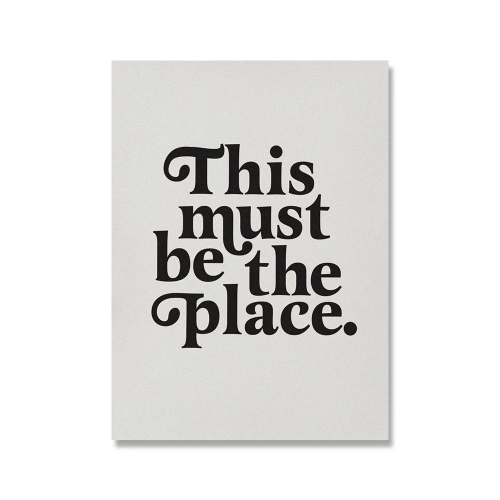 Inspirierende Zitate Wandkunst Fine Art Leinwanddrucke Schwarz Weiß Poster Buchstaben und Zitate Bilder Für Wohnzimmer Schlafzimmer Nordische Wohnkultur | Brehn