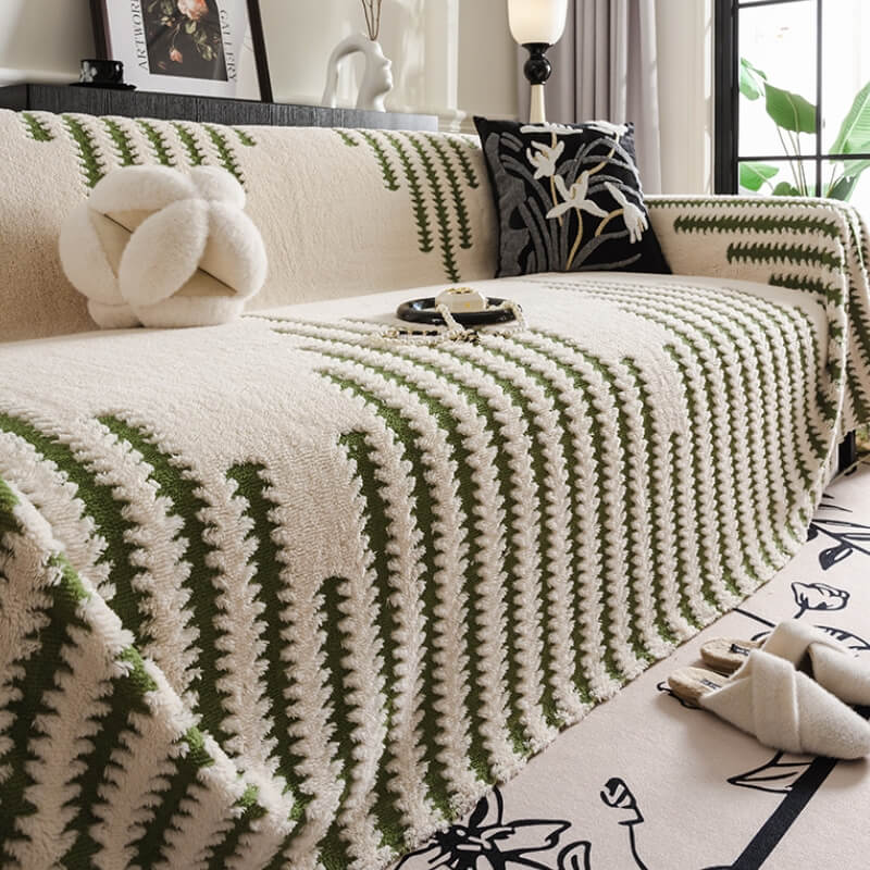 Homely Plush Sofa Gemütlich Anti-Kratzer Vollabdeckung Couchbezug | Brehn