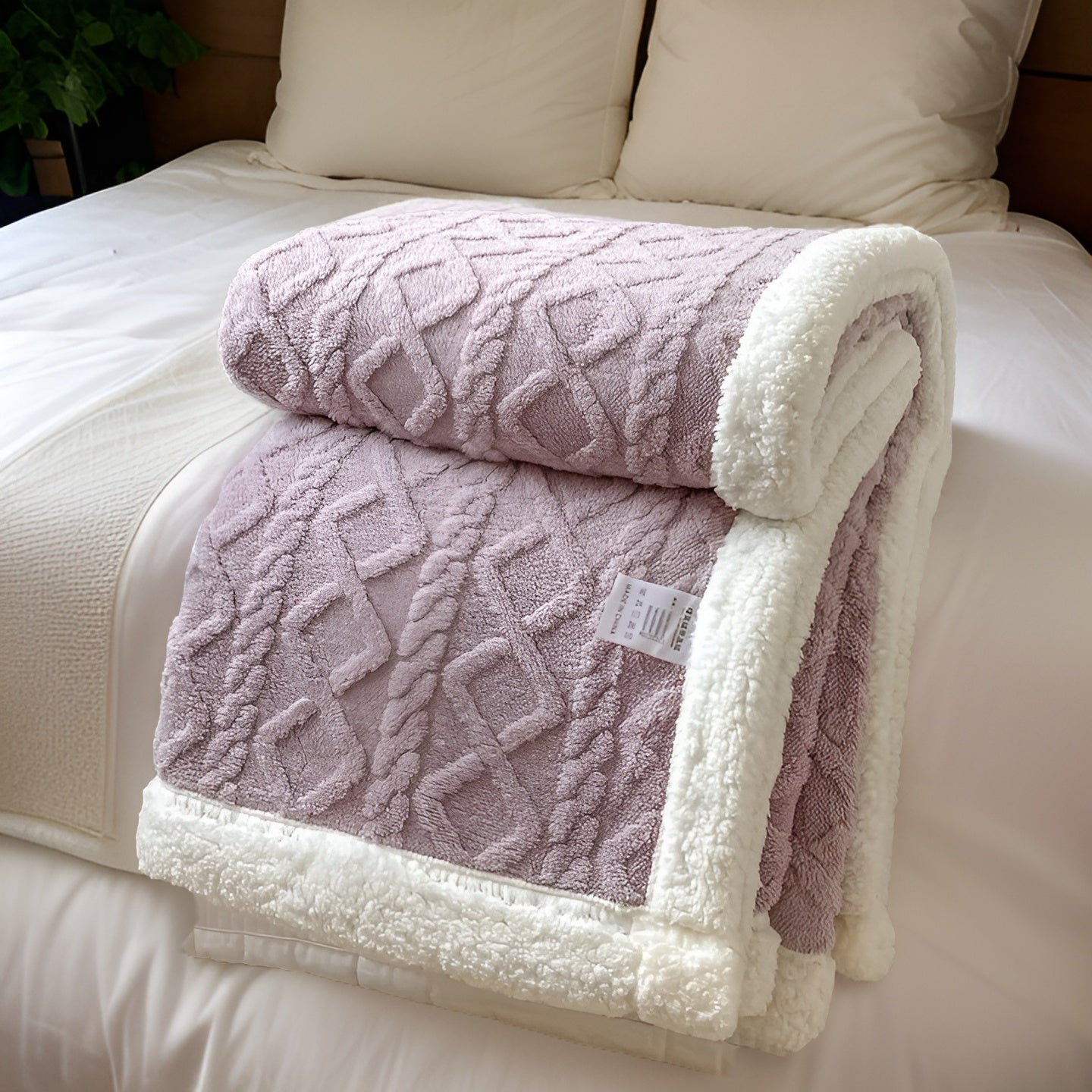 Cuddle - Doppelseitige Kuschelige Fleecedecke für Nächtliche Wärme mit Stil