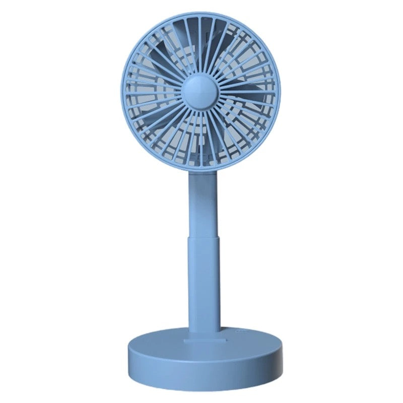 Zusammenklappbarer teleskopischer Ladeventilator, minimalistisches, tragbares Mini-Desktop | Brehn