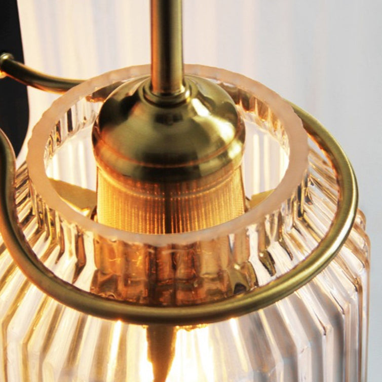 Industrielle Glastrichter Wandleuchte | Brehn