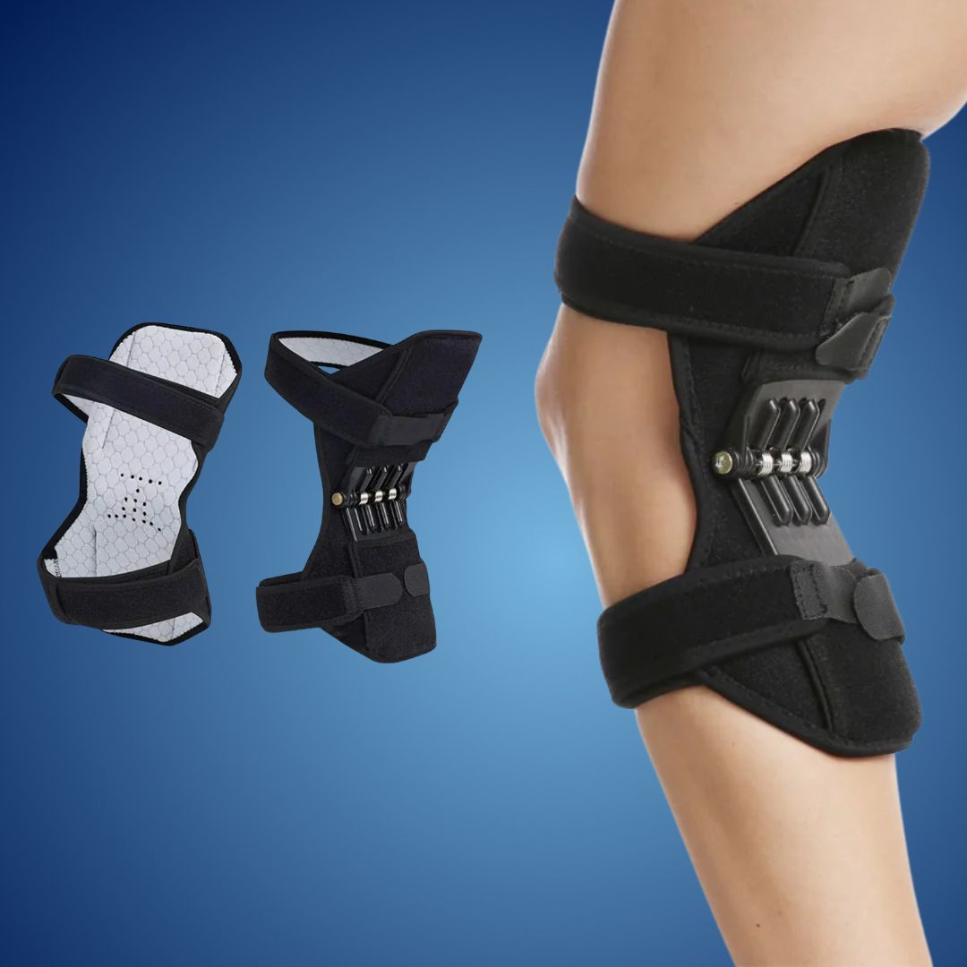 KneeGuard Pro | Set von 2 Scharnier-Kniebandagen-Stabilisatoren zur Schmerzlinderung | Verstellbare Unterstützung bei Knieverletzungen - Arthritis - Nach der Operation Rehabilitation Brehn