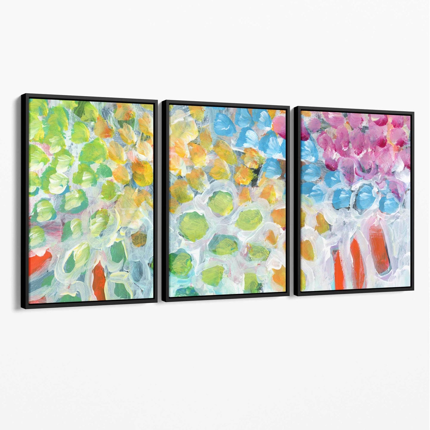 Abstrakte Kunst Sommerfrüchte Leinwand