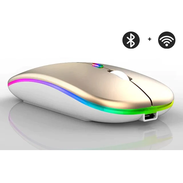 Brehn | Eindhoven Drahtlose LED-Maus | Wiederaufladbare Bluetooth-Maus