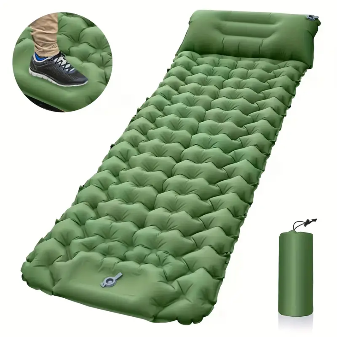 Brehn | Schlafmatte - Camping - Eingebauter Pump