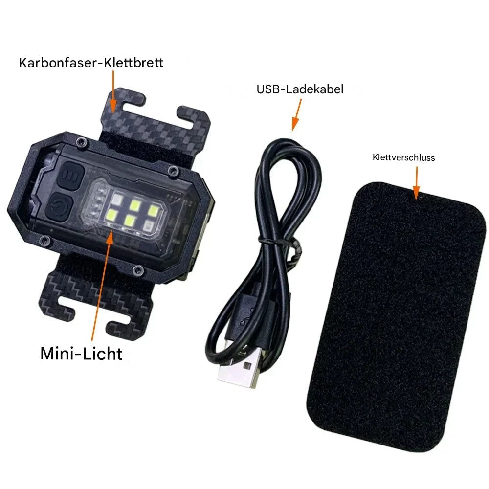 Brehn | Taktische USB wiederaufladbare Taschenlampe - LumiTac Mini