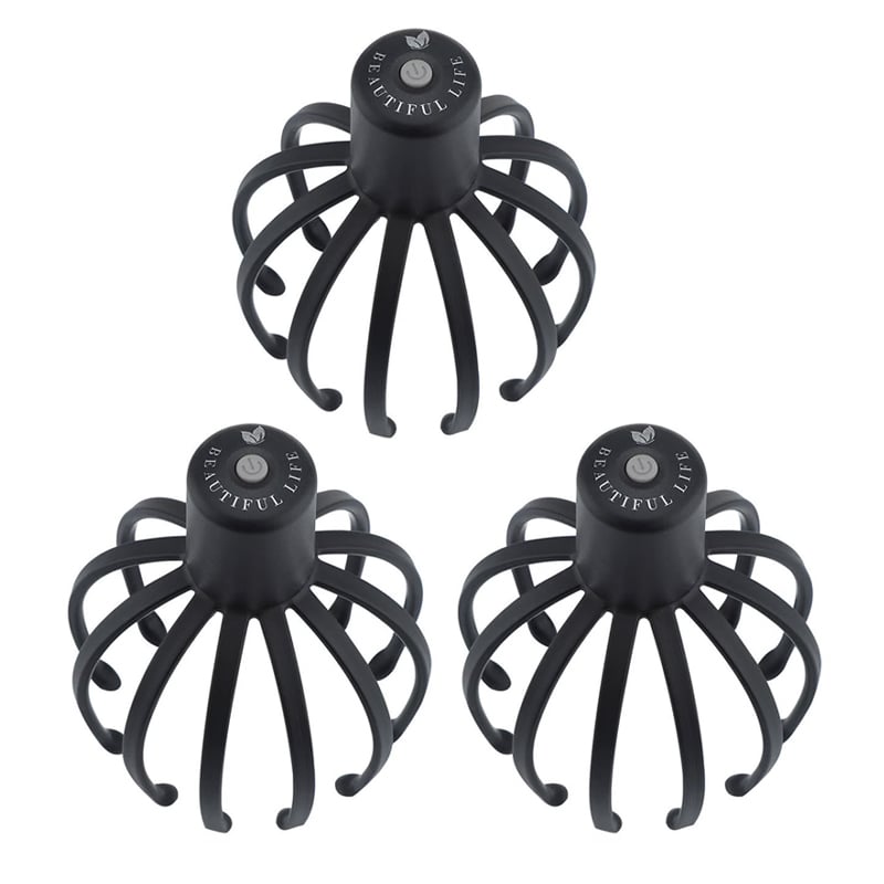 Brehn | Oktopus Kopf-Massager mit 12 Armen – Entspannende Massage und Kopfhautpflege