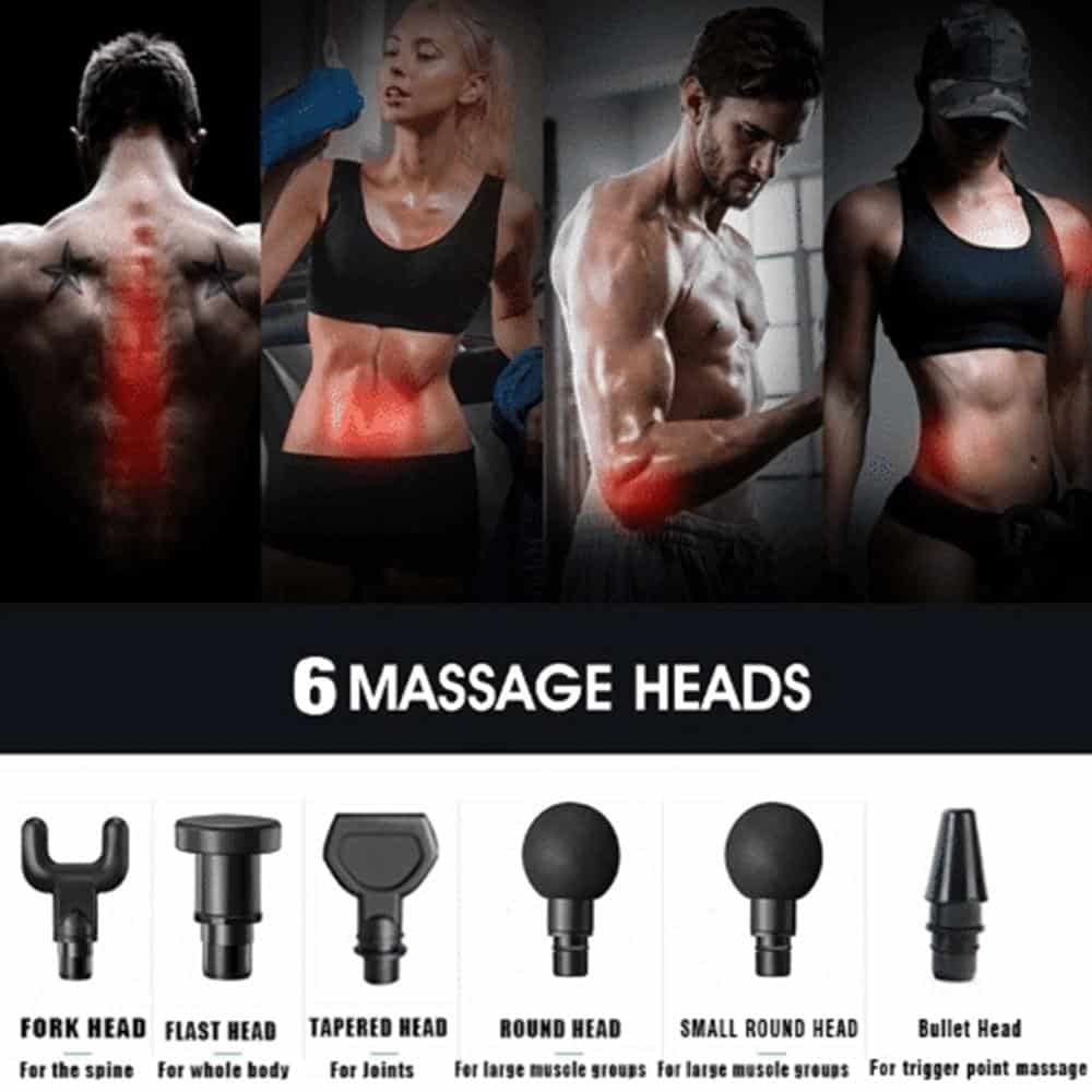 Massagepistole Pro+ gegen Muskelkater - mit 30 Geschwindigkeitsstufen | Brehn
