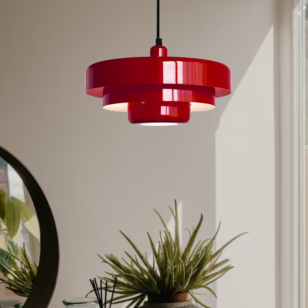 Einzelkopf Bauhaus Eisen Pendelleuchte | Brehn