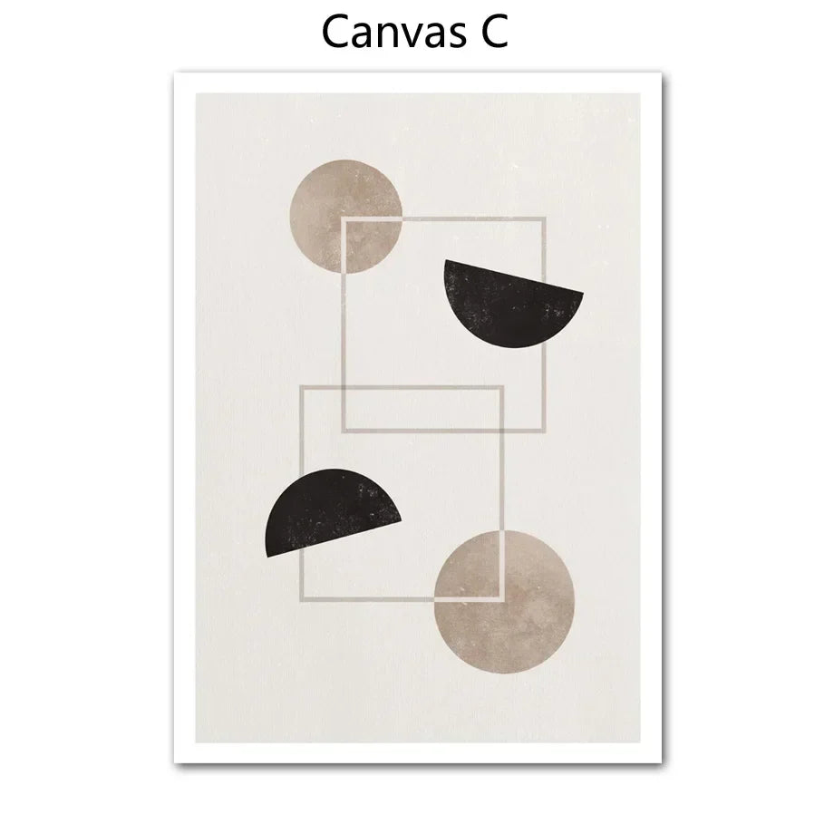Minimalistische Nordische Geometrische Abstrakte Stillleben Wandkunst Fine Art Leinwanddrucke Neutrale Farbbilder Für Modernes Wohnzimmer Schlafzimmer Kunst Dekor