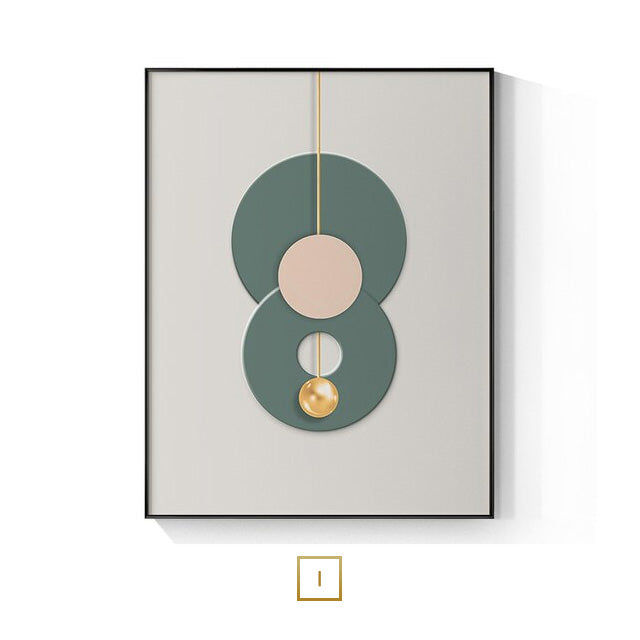 Moderne Ästhetik Abstrakte Goldene Perle Mond Wandkunst Feine Kunst Leinwanddruck Fließende Pendelbilder Für Luxuriöse Wohnzimmer Schlafzimmer Kunstdekoration