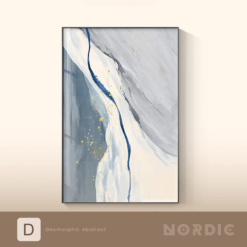 Modern Nordic Geomorphische Abstrakte Wandkunst Fein Kunstleinwand Drucke Neutrale Töne Bilder Für Wohnraum Kunst Für Zeitgenössische Innenräume
