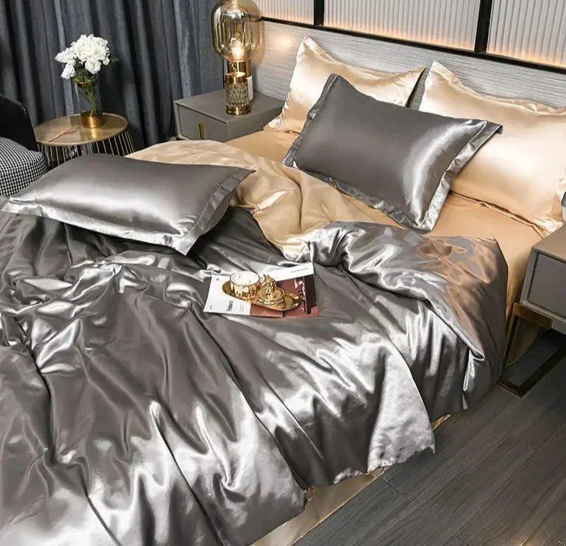 Brehn | SatinLuxe Duvet Cover - Luxe Satin Duvet Cover for Your Bedroom