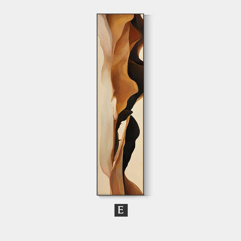 Nordic Abstract Geomorphic Color Block Wandkunst Fine Art Leinwanddrucke Vertikales Format Bilder Für Wohnzimmer Schlafzimmer Eingang Flur Wanddeko | Brehn