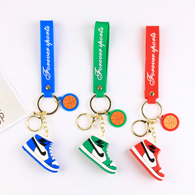 Basketball-inspirierter Schuh-Schlüsselanhänger Brehn