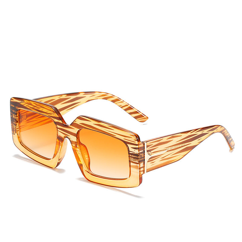 Oversized quadratische Rahmen Sonnenbrille Brehn