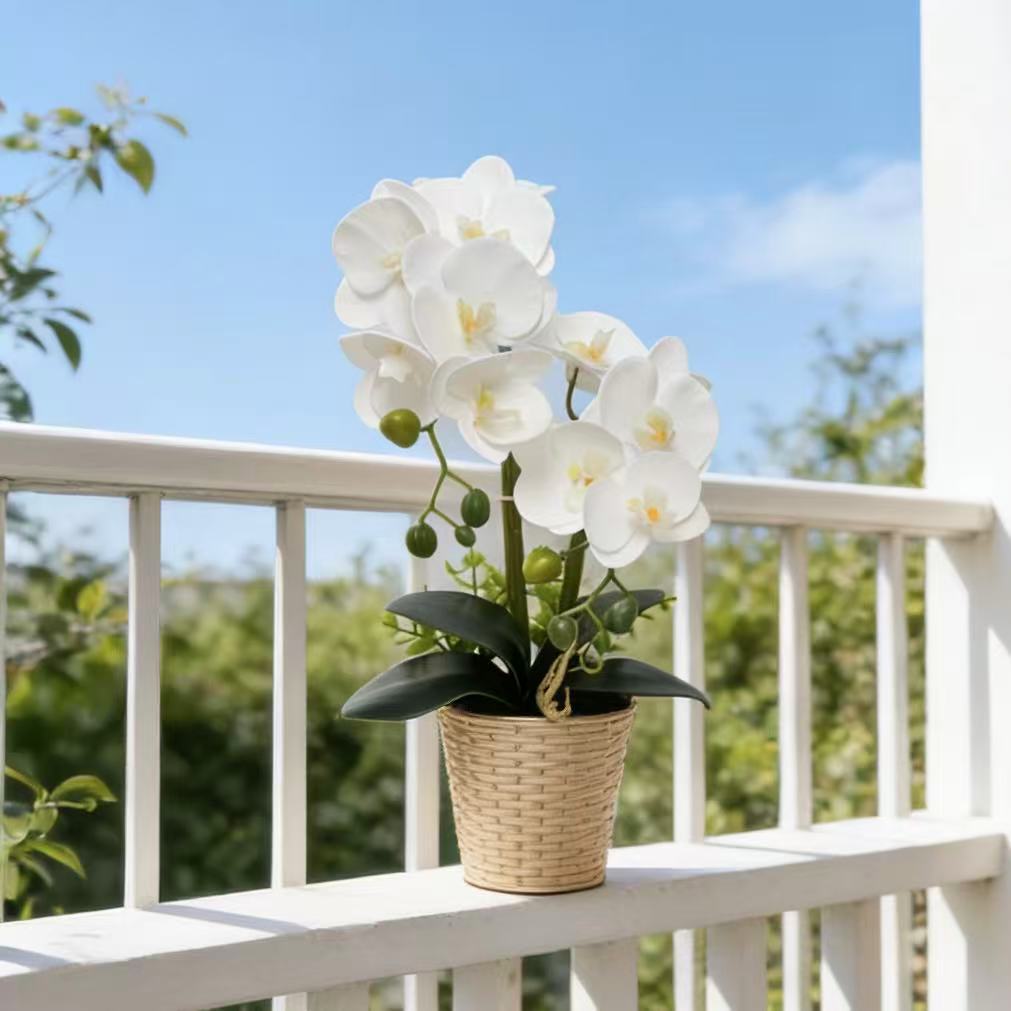 Künstliche Orchidee Florale Anzeige für Innenraumdeko