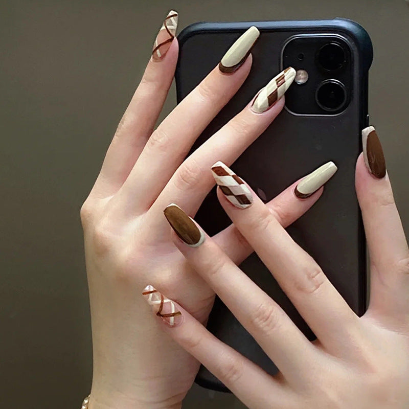 Künstlerische Stiletto Nagelkunst
