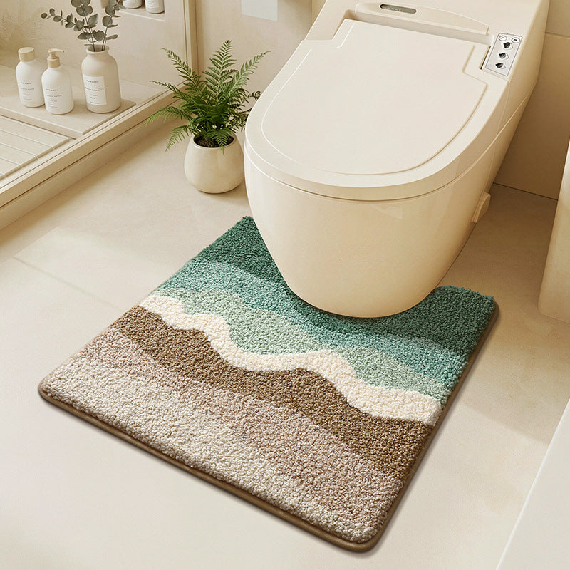 Blumen Design Memory Foam Badmatte Brehn