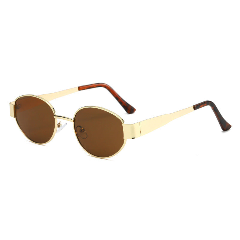 Retro-Runde-Rahmen-Sonnenbrille Brehn