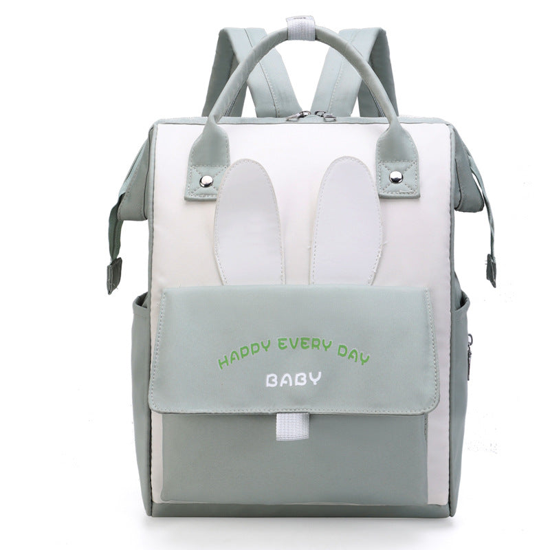 Verspielter Hasen-Themen-Windelrucksack Brehn
