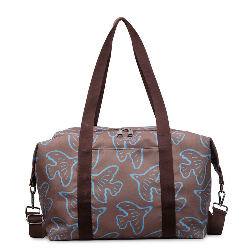 Künstlerisch gemusterte Reisetasche