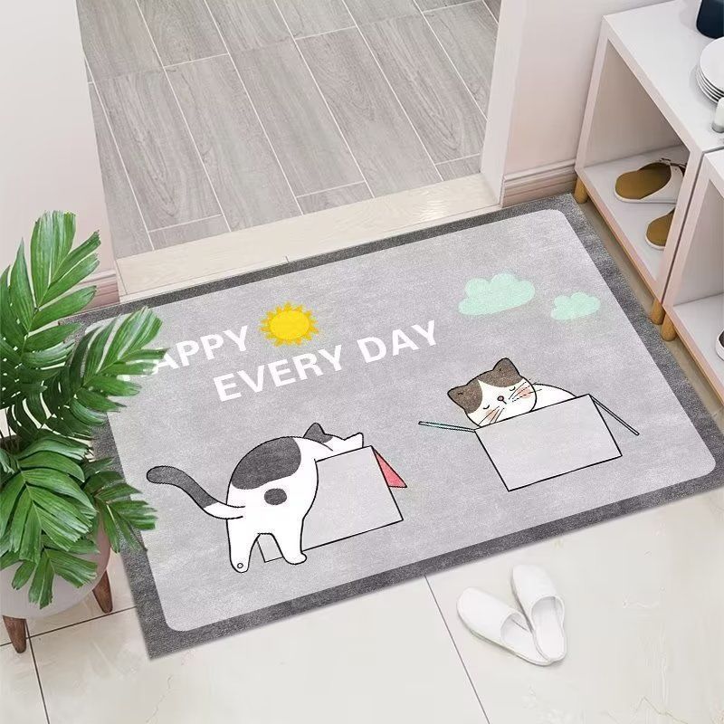 Niedlicher Katzen-Themen-Badeteppich