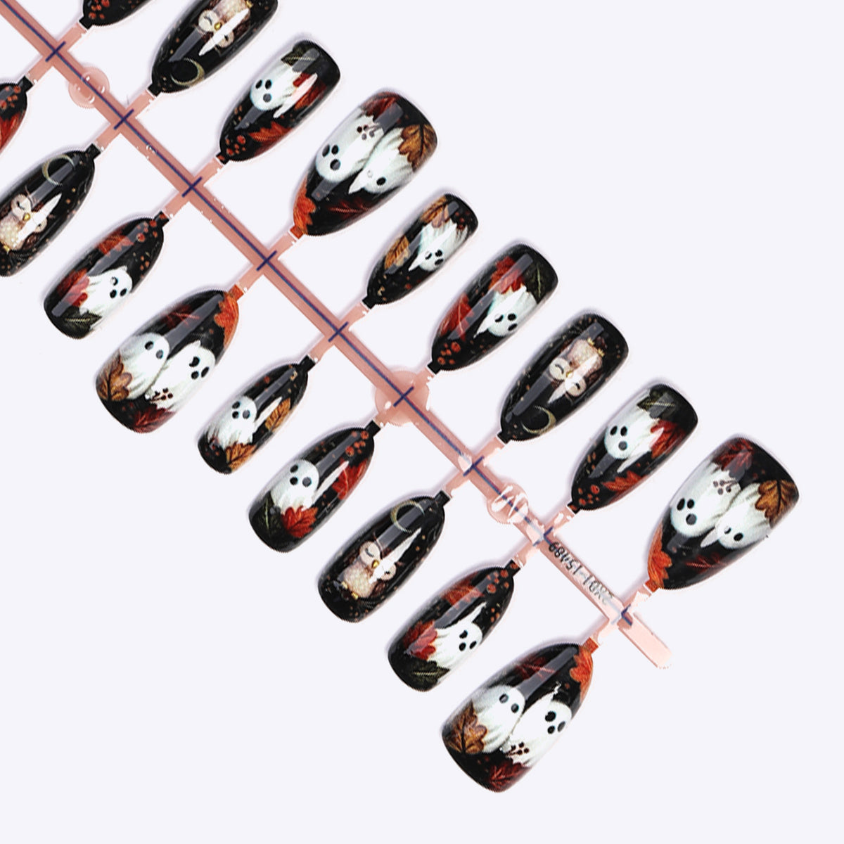Kreatives Kunstnagelset mit Halloween-Motiv Brehn
